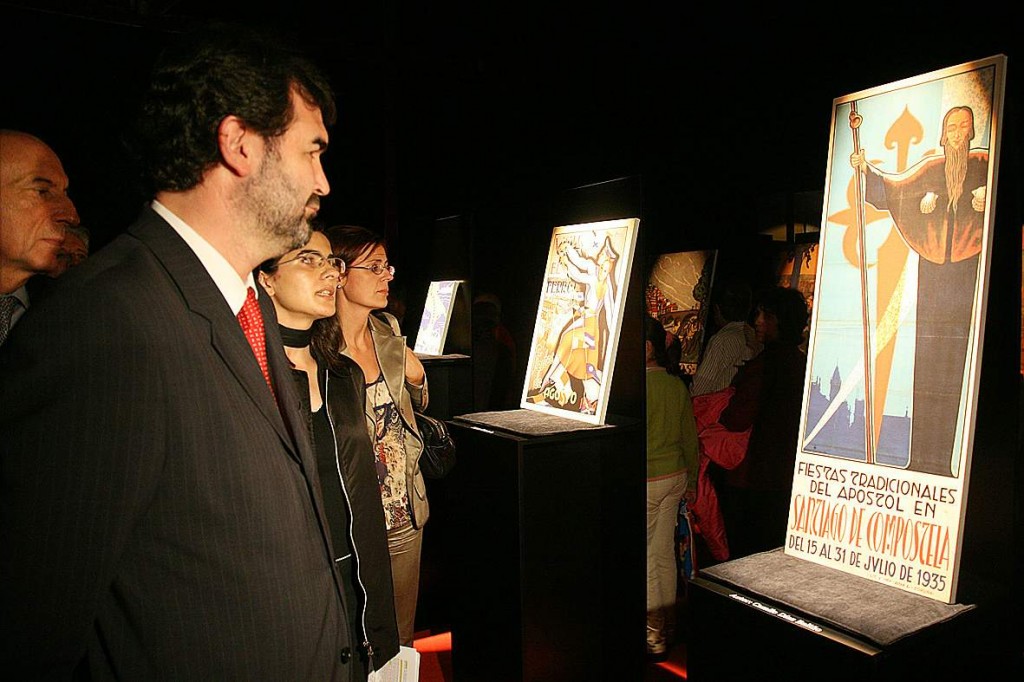 El vicepresidente de la Xunta de Galicia, Anxo Quintana, inauguró la muestra