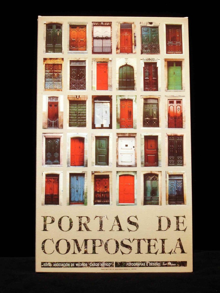 Singular cartel de Santiago de Compostela