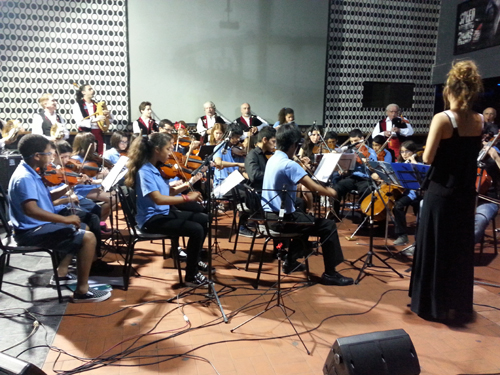 Orquesta Escuela Juvenil de San Telmo y Banda de Gaitas Duas Beiras