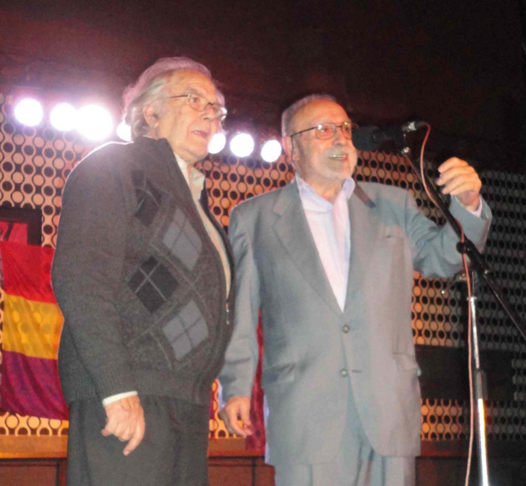 Francisco Lores Mascato y Adolfo Pérez Esquivel encabezaron el acto