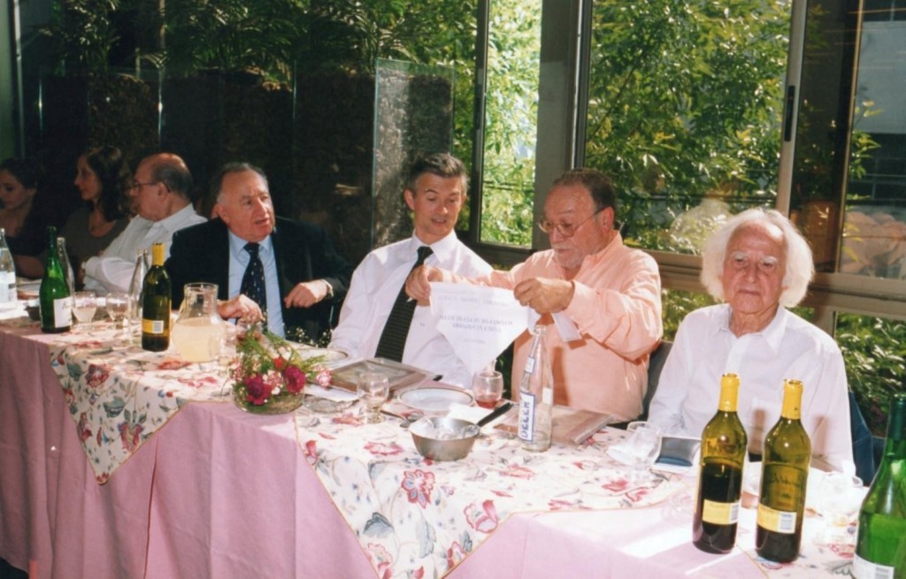 Alonso Montero y Quesada compartieron la mesa principal del banquete