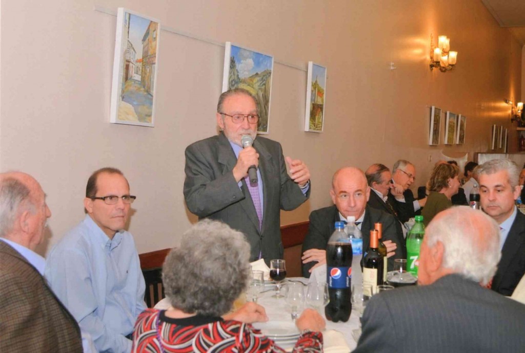 El titular de la Federación agradeció la presencia de los invitados y socios que compartieron una grata reunión