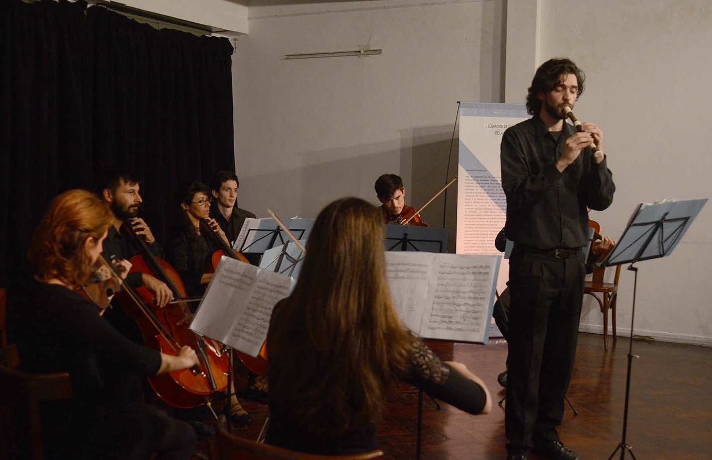 Muy aplaudida fue la presentación de la Orquesta de Cámara de la Federación