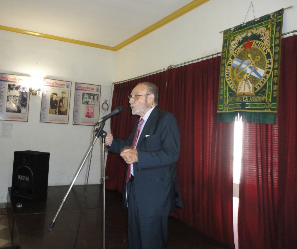 Francisco Lores agradeció la presencia de los amigos en la celebración